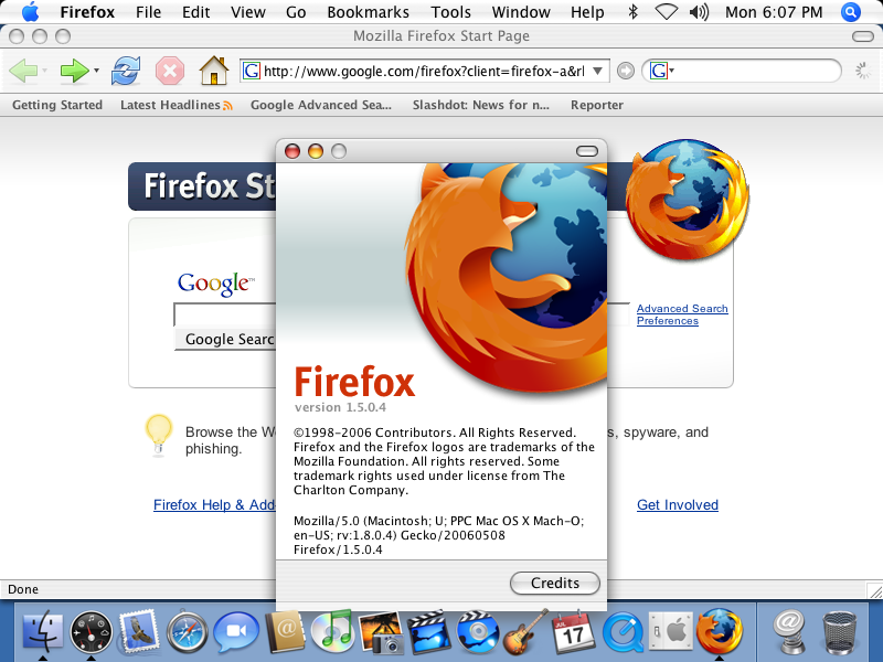 download firefox for mac os x 10.5.8